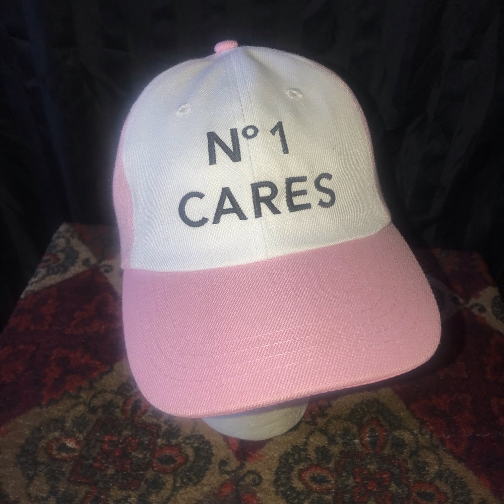 Women’s Pink and White Baseball Cap